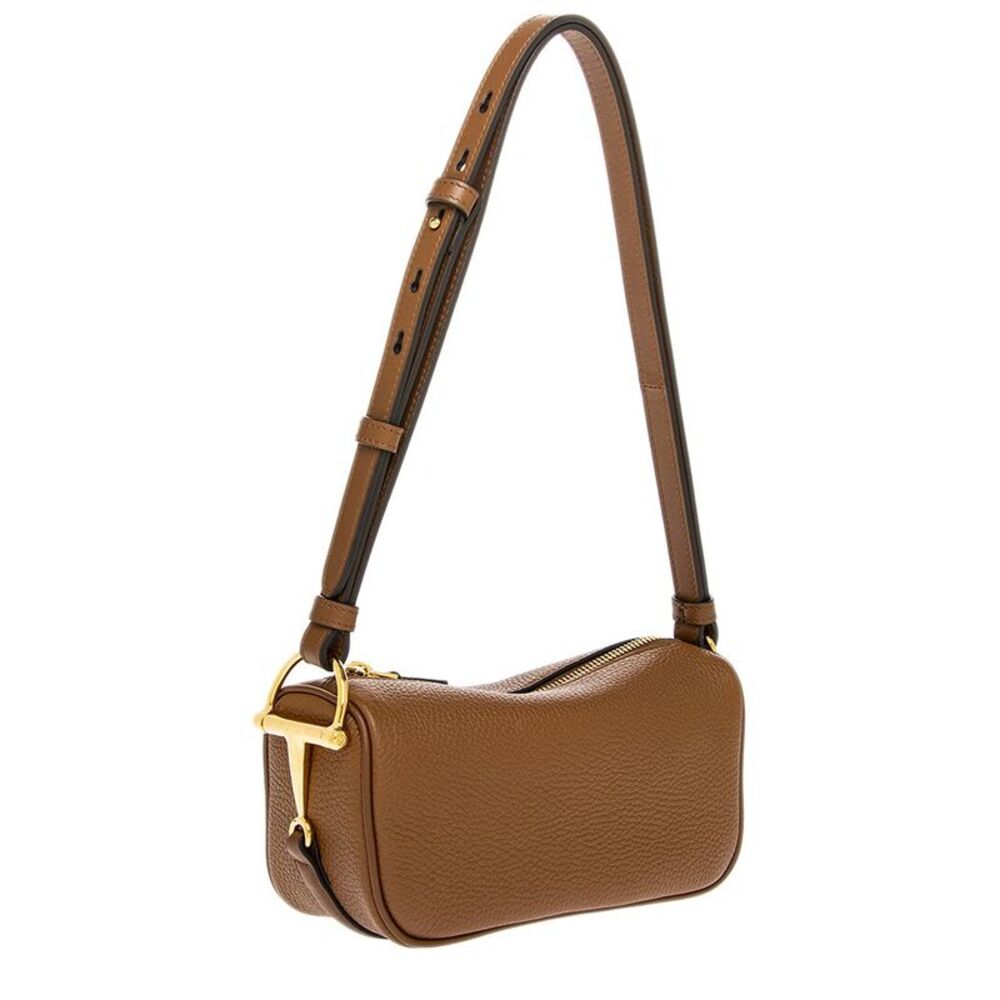 Gucci Half Horsebit Mini Leather Bag, Brown - Picture 3 of 3